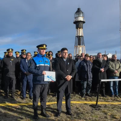 Vidal tomó juramento a 140 agentes y cadetes en Cabo Vírgenes