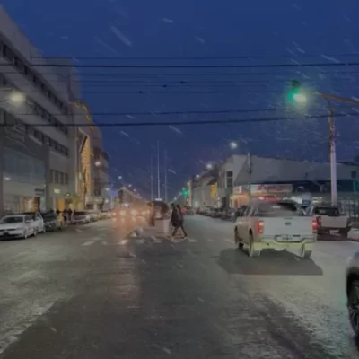 A tres días del inicio del invierno, llegó la nieve a Río Gallegos: cómo seguirá el clima 