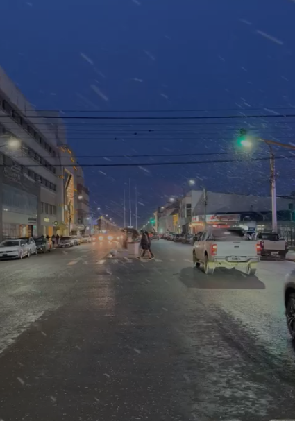 A tres días del inicio del invierno, llegó la nieve a Río Gallegos: cómo seguirá el clima 