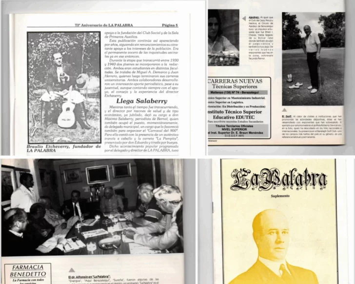  Los 100 años de La Palabra de Berazategui: una voz que perdura.