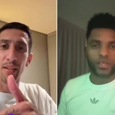 “No damos más de emoción”: el saludo de Di María y Borja a los chicos de Ángeles Especiales