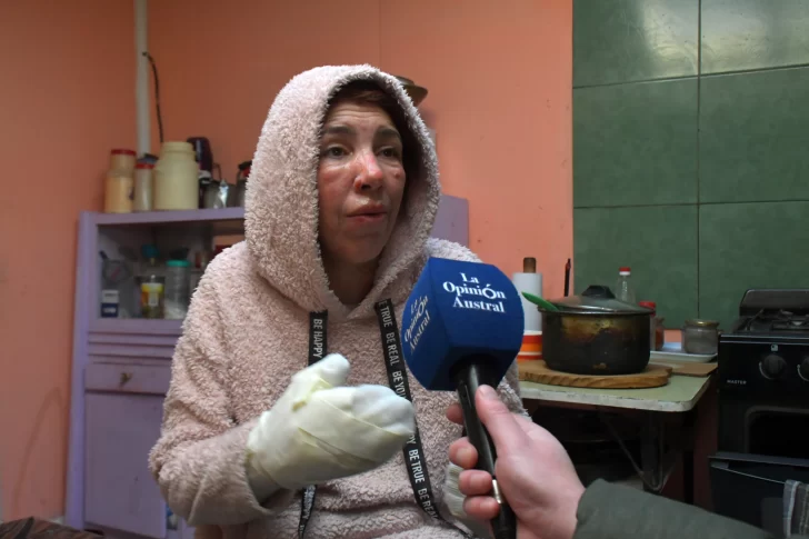 Video. Habló la madre del incendio del colectivo del barrio Patagonia de Río Gallegos: “No nos quedó nada”