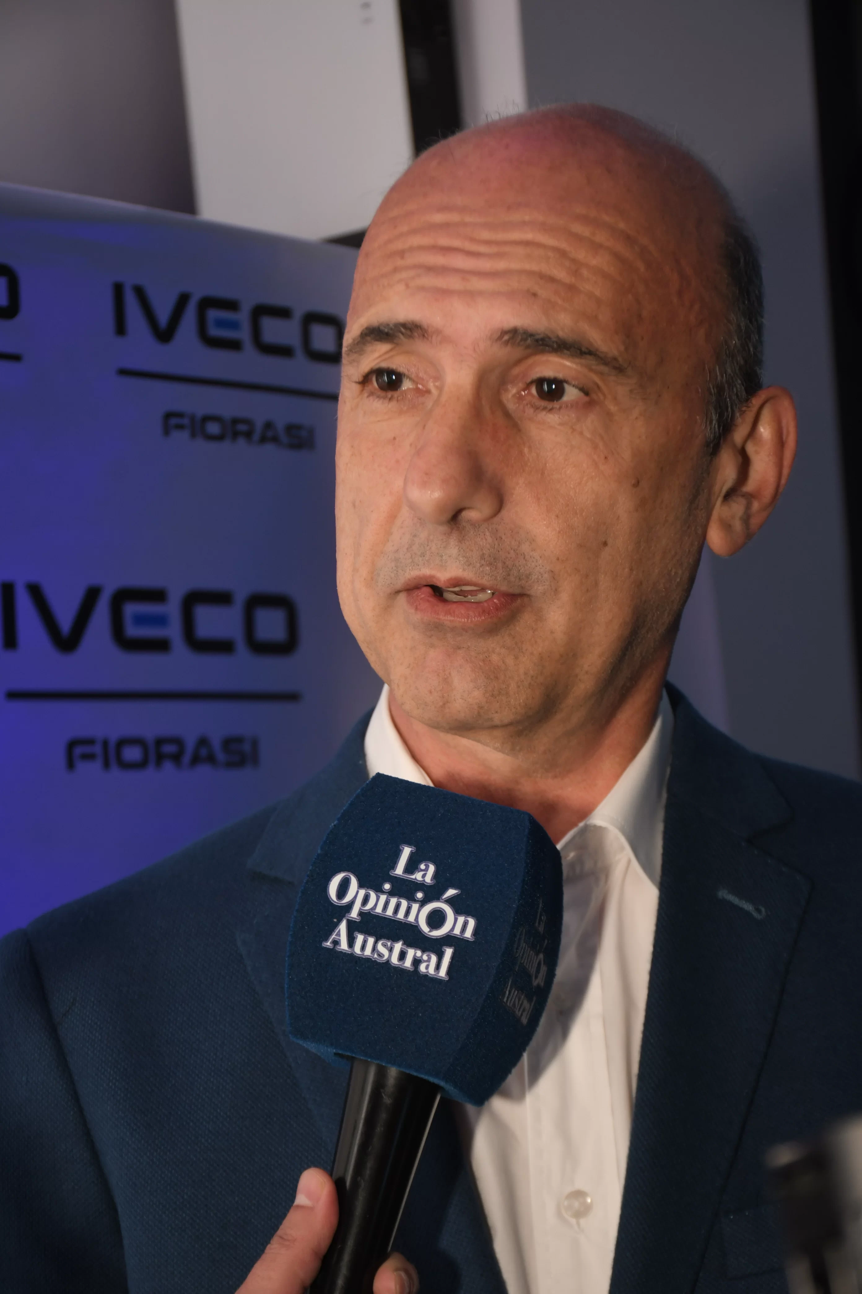  Ricardo Cardozo, presidente de Iveco Group Argentina. (Foto: José Silva/La Opinión Austral).