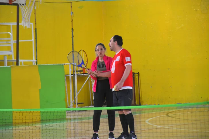 Río Gallegos fue sede de una clínica de tenis para personas con discapacidad visual