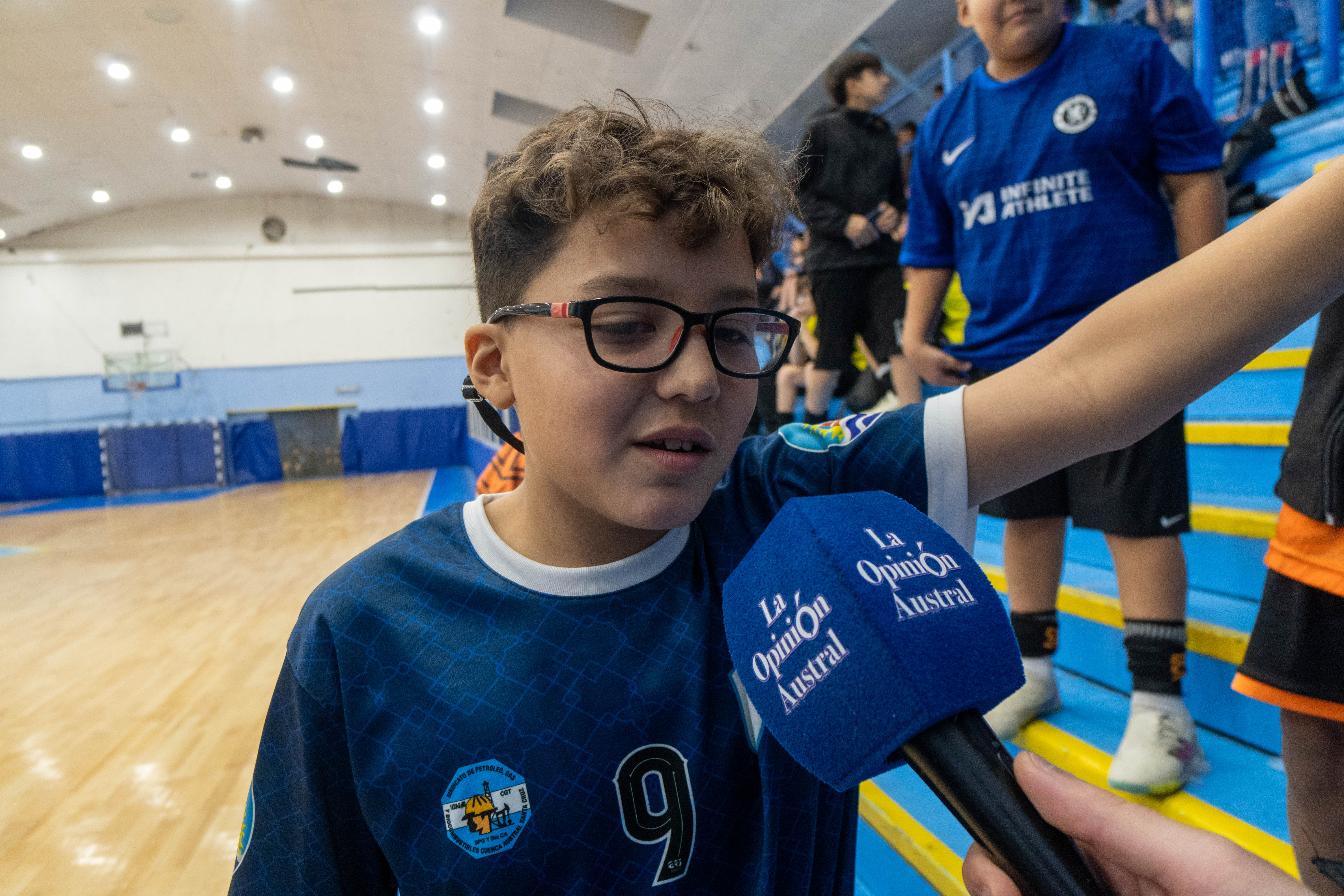  Valentíno, jugador de La Academia. (FOTO: LEANDRO FRANCO/ LA OPINIÓN AUSTRAL)