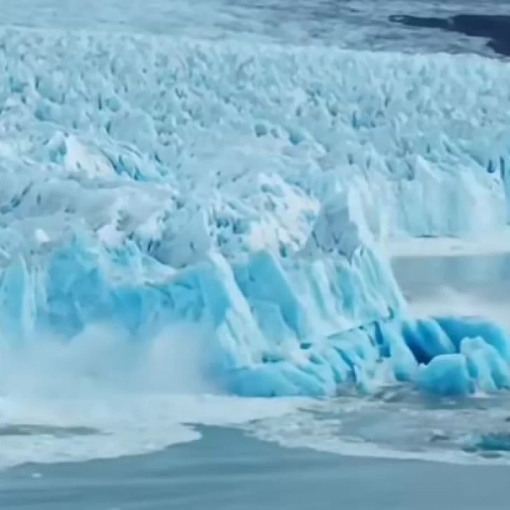 Video. Impresionante desprendimiento en el Glaciar Perito Moreno