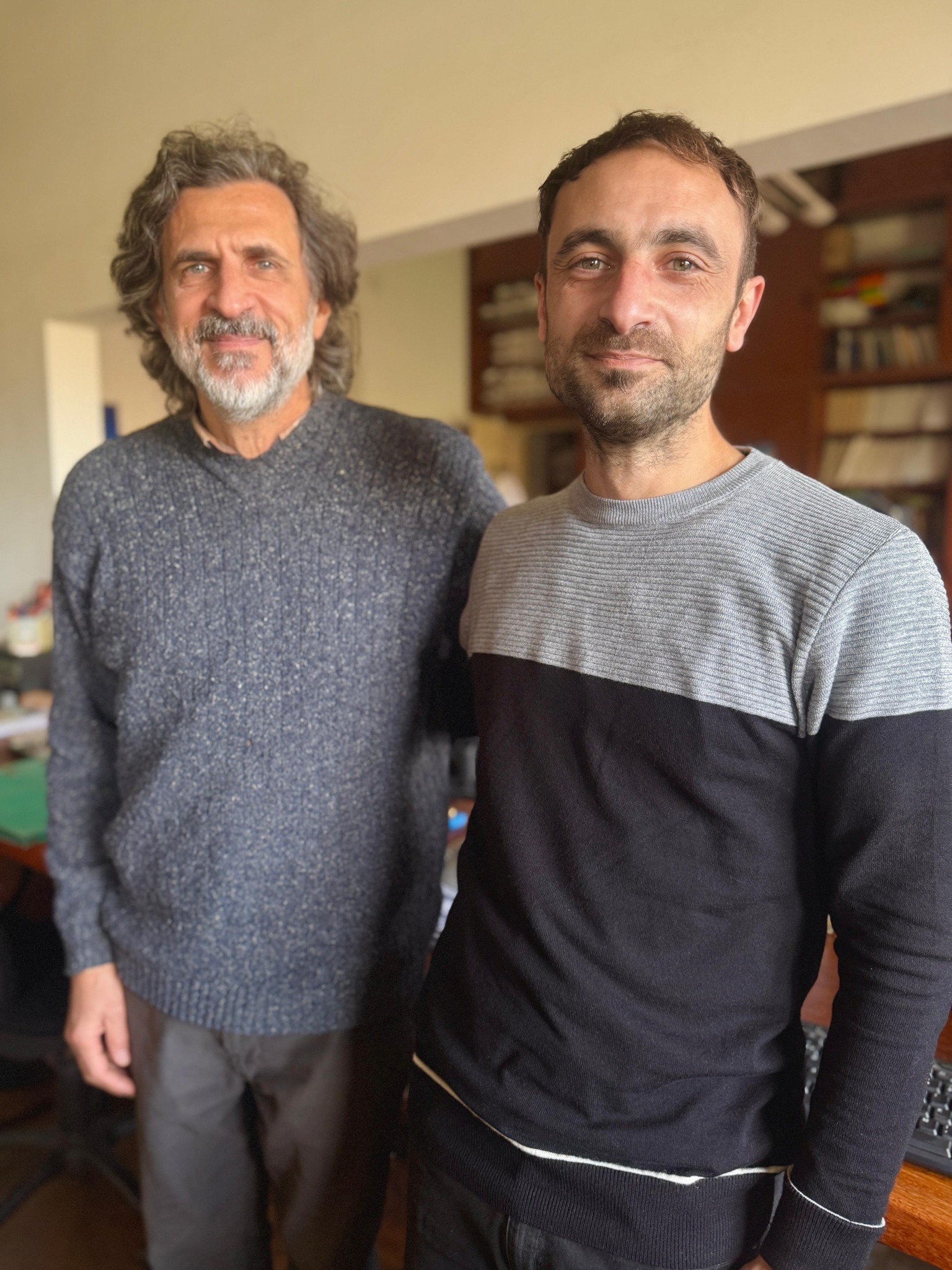  Guido Pastorino, director, y Javier Di Luca, becario posdoctoral del CONICET, ambos integrantes del Laboratorio de Ecosistemas Marinos (LEMar) del Museo Argentino de Ciencias Naturales (MACN).