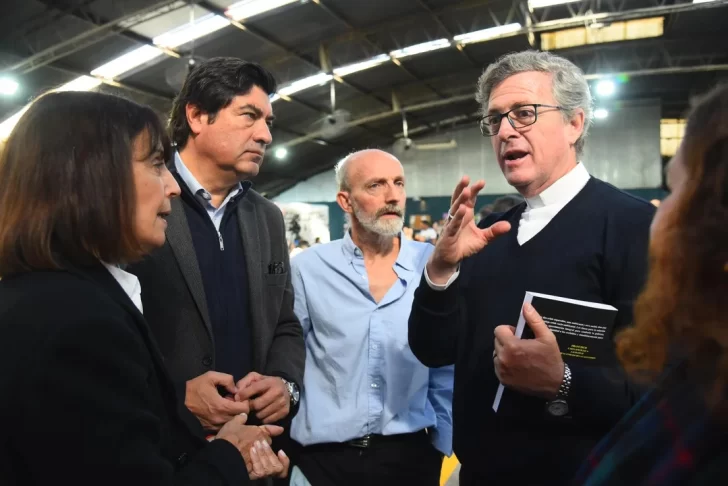  El arzobispo de Buenos Aires, García Cuerva, encabezó la actividad organizada por la Pastoral Judicial. Foto: Noticias Argentinas