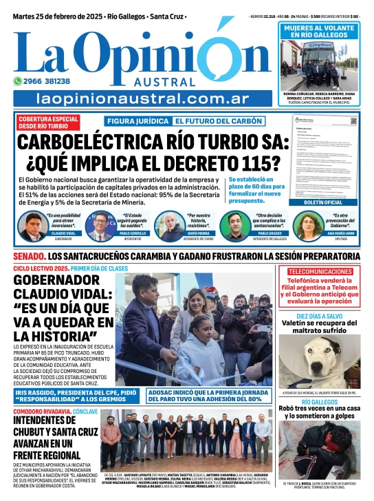  Portada de LOA del 25 de febrero pasado.
