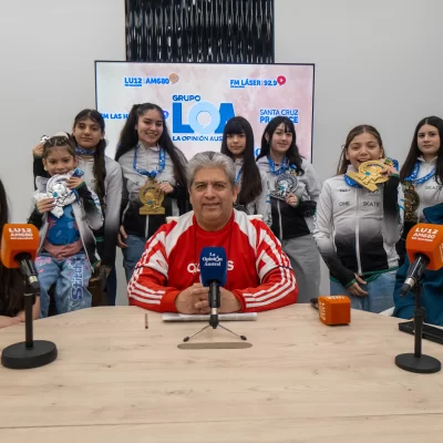 El patín patagónico brilla en Brasil y emociona en los estudios de LU12