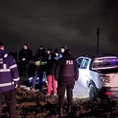 Intentó pasar un auto, volcó cerca del autódromo de Río Gallegos y quedó en terapia intensiva con fracturas en las costillas