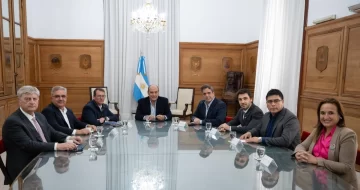 Claudio Vidal y otros gobernadores se reunieron con Guillermo Francos por la caída de la coparticipación