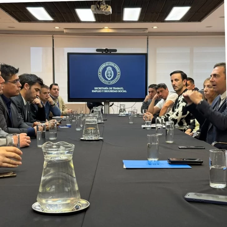  El encuentro tuvo lugar en la Secretaría de Trabajo de la Nación.