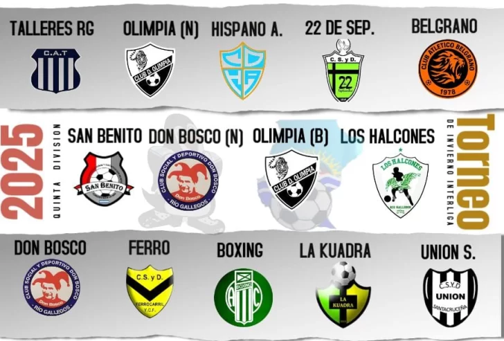 Torneo Integral de Invierno con equipos de la Liga Fútbol Sur y Liga de los Barrios