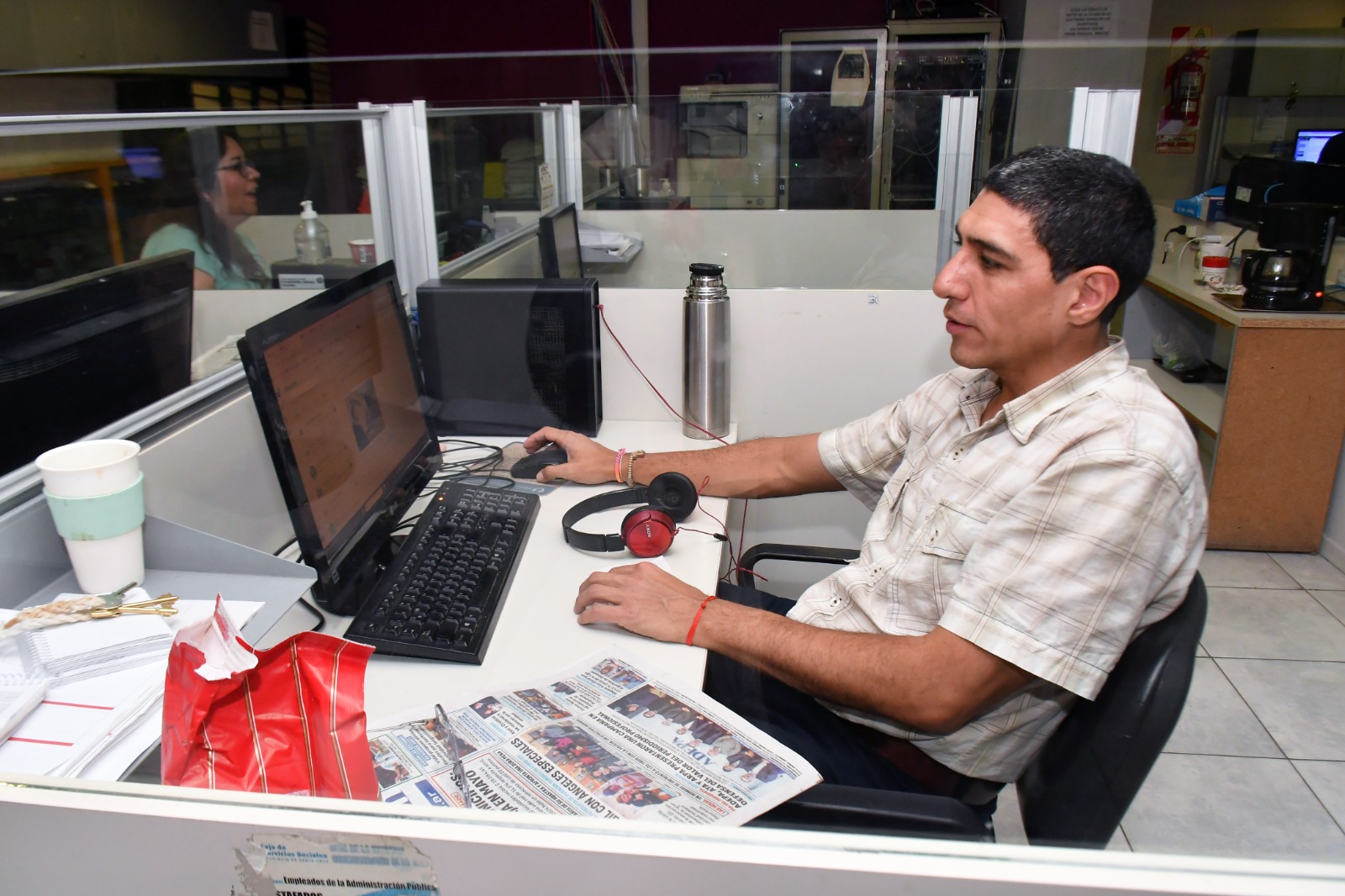  Gustavo Argañaraz. Foto: José Silva/La Opinión Austral.