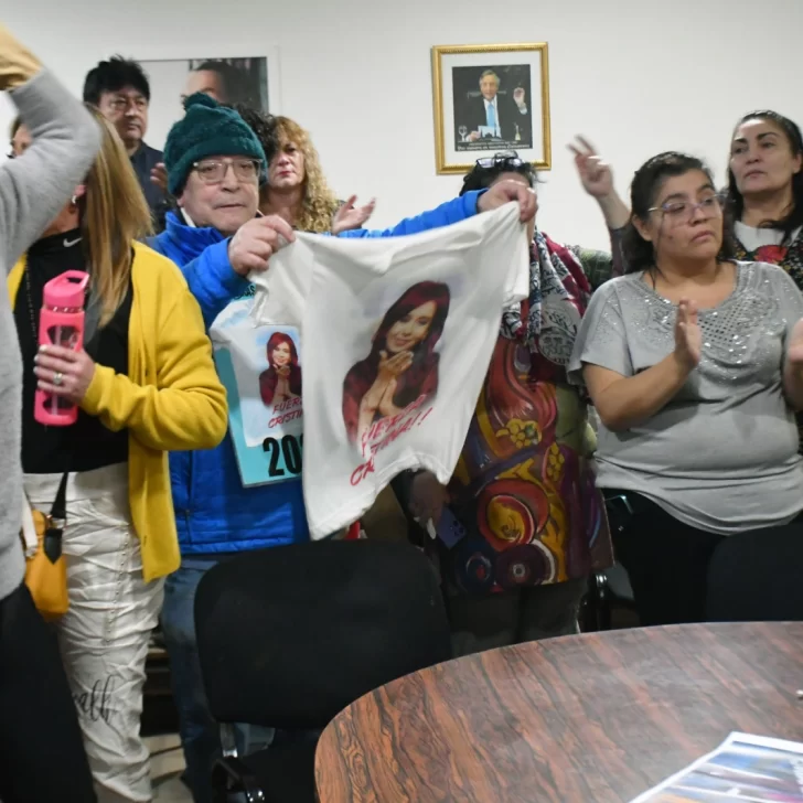 El impacto de la condena a Cristina en el PJ Santa Cruz: “Vamos a resistir en la calle, con el pueblo”