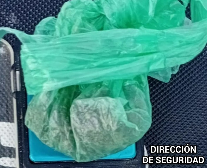  La droga secuestrada.