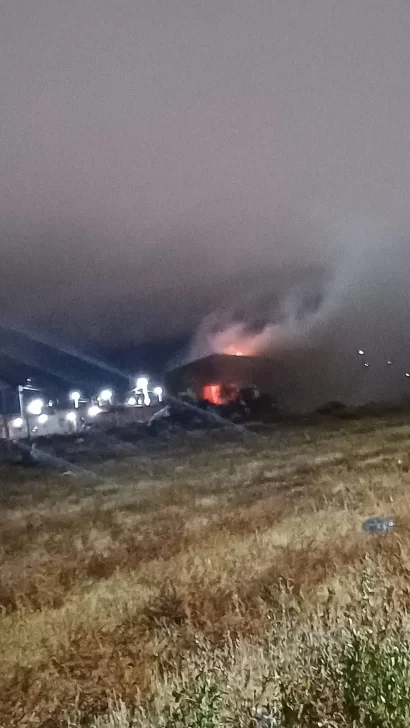 Incendio intencional en una vivienda en construcción de Pico Truncado