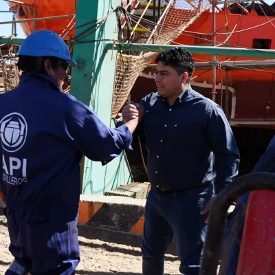 Luxen: “Tras aprobarse la ley, se reactivan las obras del astillero de Caleta Paula”