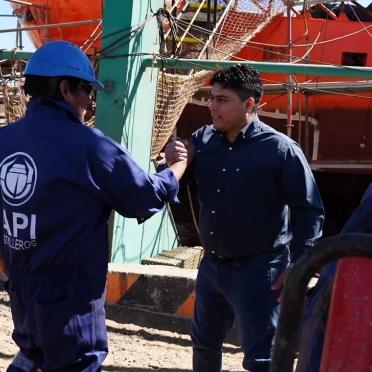 Tras aprobarse la ley, se reactivan las obras del astillero de Caleta Paula