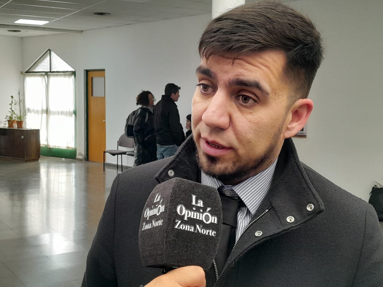  Cristian Fernández, abogado querellante. (FOTO: TAMARA MORENO/LA OPINIÓN AUSTRAL).