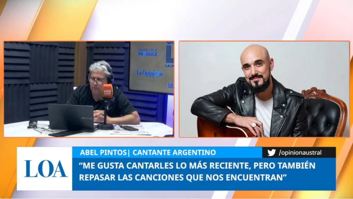  Abel Pintos al aire de Radio LU12 AM680 con Carlos Saldivia.