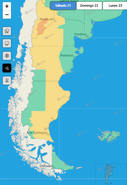 Alerta por vientos este fin de semana en Santa Cruz: ¿cuáles son las zonas afectadas?