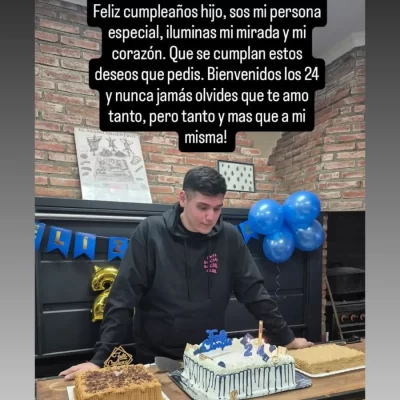 Thiago Martínez cumplió años en Río Gallegos rodeado de sus afectos