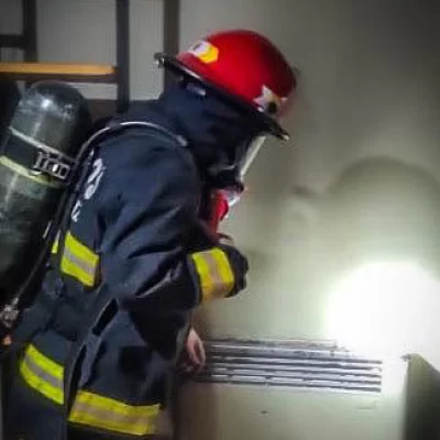 Un calefactor perdía gas y una persona debió ser rescatada por bomberos de El Calafate