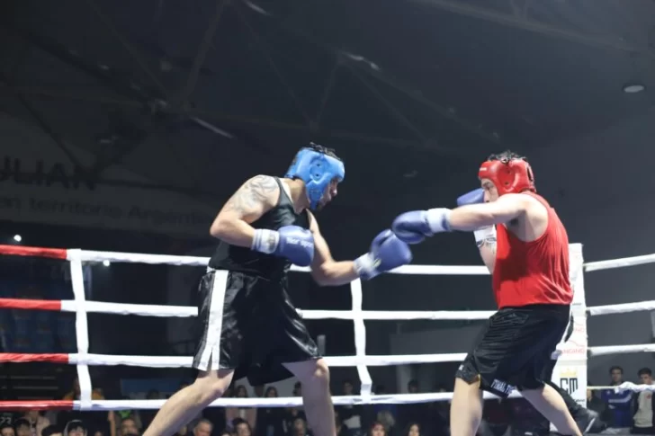 Hubo un festival de boxeo en Puerto San Julián