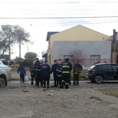 Una menor debió ser trasladado al hospital tras violento choque en Río Gallegos