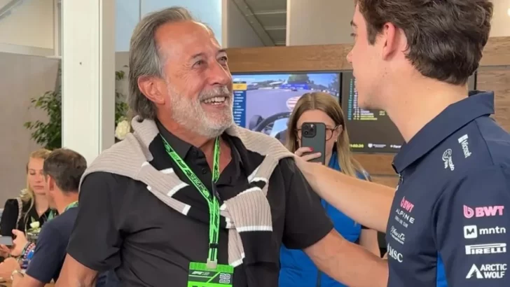 El inesperado encuentro entre Francella y Franco Colapinto: “Me encantó”