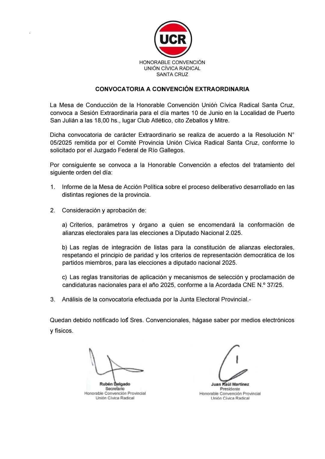 UCR: los cruces y denuncias ¿Podrían hacer peligrar las elecciones del 13 de Julio?
