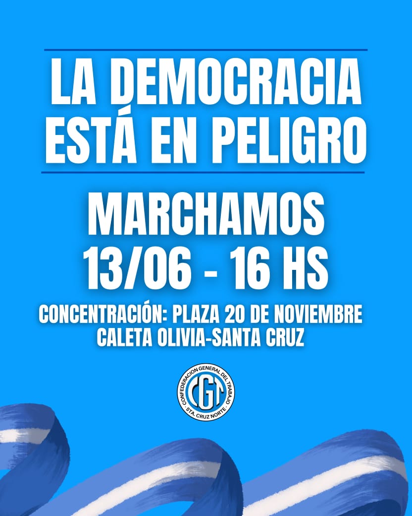  La CGT también convoca, formalmente, a la marcha.