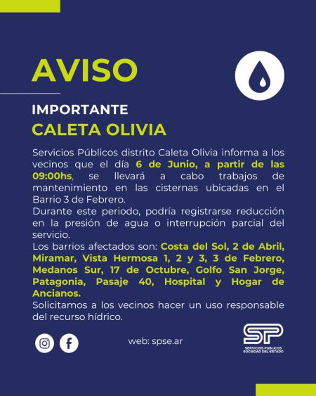 Aviso de Servicios Públicos por posible corte de agua este viernes. Aviso de Servicios Públicos por posible corte de agua este viernes.