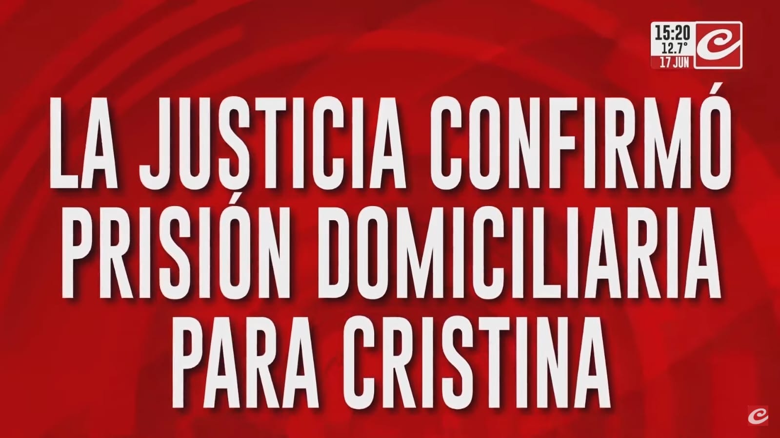 Cristina Kirchner recibió la domiciliaria y no deberá ir a Comodoro Py