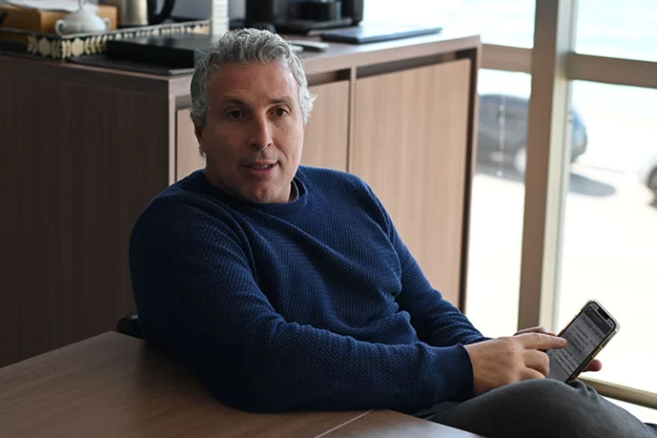  Damián Santos, presidente de pesquera San Isidro, de Puerto Madryn.