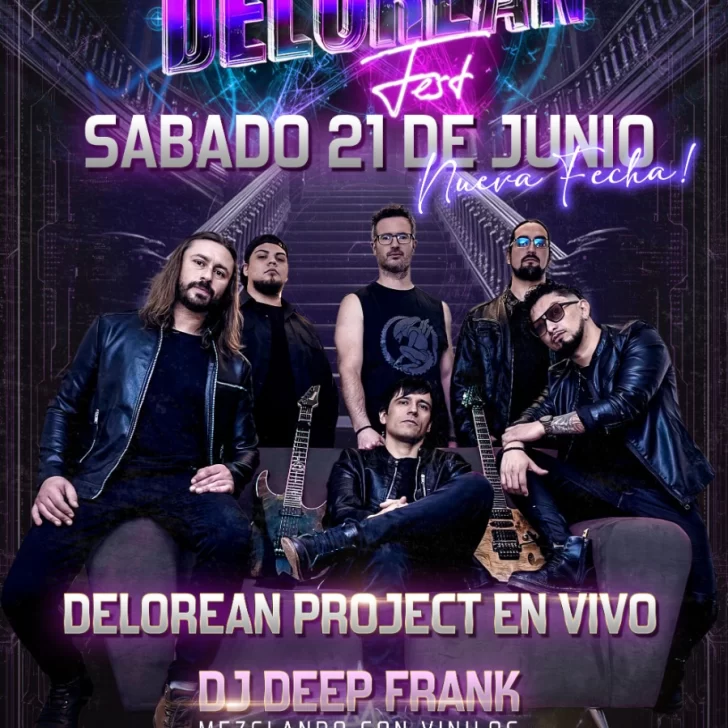 Este sábado viaja al pasado con el Delorean Fest: una fiesta retro con lo mejor de la cultura de los ’80, ’90 y ’00