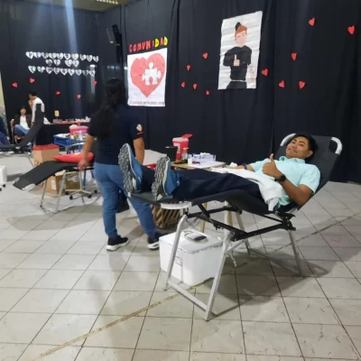 Día del donador de sangre: exitosa colecta en el San José Obrero