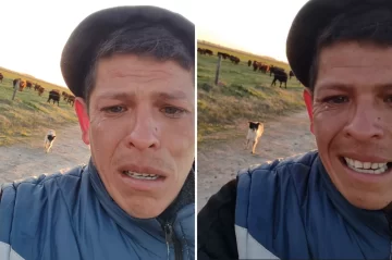Despidieron a un peón rural después de 11 años y rompió en llanto por su perro: “Lo voy a extrañar un montón” Despidieron a un peón rural después de 11 años y rompió en llanto por su perro: “Lo voy a extrañar un montón”