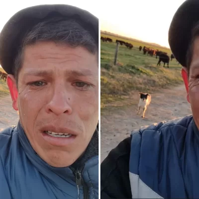 Despidieron a un peón rural después de 11 años y rompió en llanto por su perro: “Lo voy a extrañar un montón”
