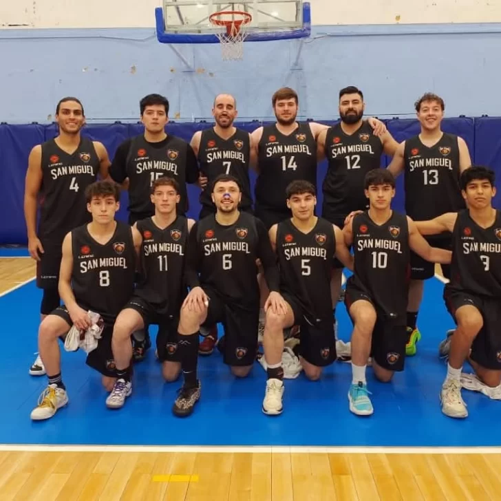 La liga de Básquetbol juega el próximo domingo en el gimnasio de San Miguel