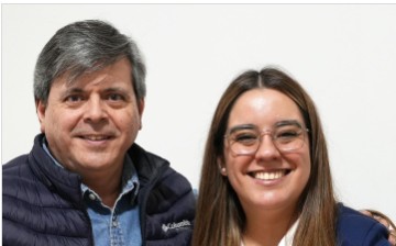  Leguizamón junto a Martínez, imagen que acompañó el lanzamiento de la candidata.