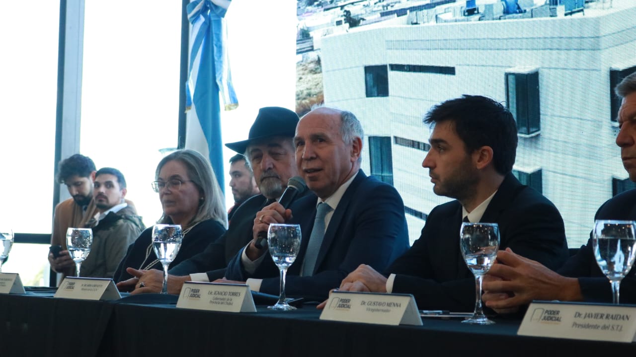  “En la Patagonia se juega una buena parte del futuro del país”, aseguró Lorenzetti durante el acto de inauguración de la Ciudad Judicial.