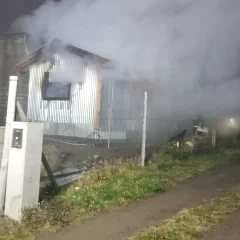 Se incendió una casa en El Calafate y dos personas debieron ser asistidas