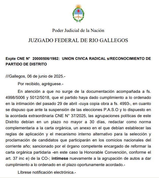 UCR: los cruces y denuncias ¿Podrían hacer peligrar las elecciones del 13 de Julio? UCR: los cruces y denuncias ¿Podrían hacer peligrar las elecciones del 13 de Julio?