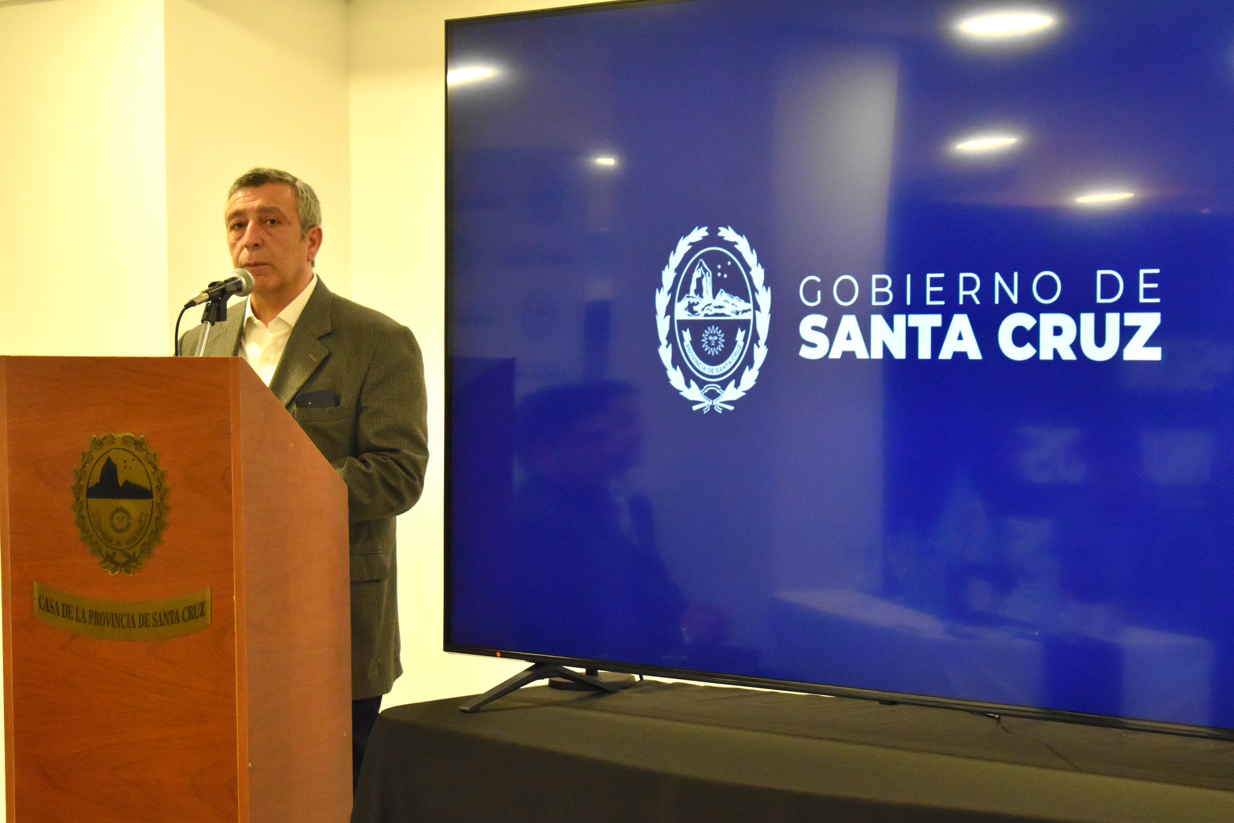  Jaime Álvarez apuntó a “que Santa Cruz sea considerado un socio estratégico que permita una mayor producción”. FOTO: CAMILA FERRER POSE / LA OPINIÓN AUSTRAL.