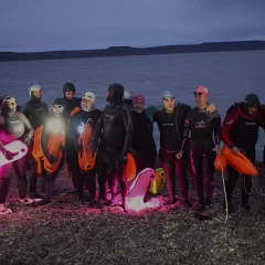 Río Gallegos celebró “La Noche Más Larga” en la costanera con actividades dentro y fuera del agua