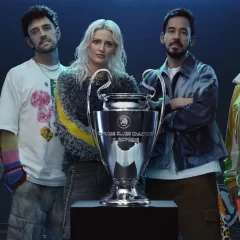 Linkin Park deslumbró en la previa de la final de la Champions League