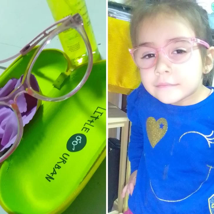 “Puedo ver a toda la gente”: la felicidad de María Luján, la nena que perdió sus anteojos y recibió unos nuevos gracias a un vecino